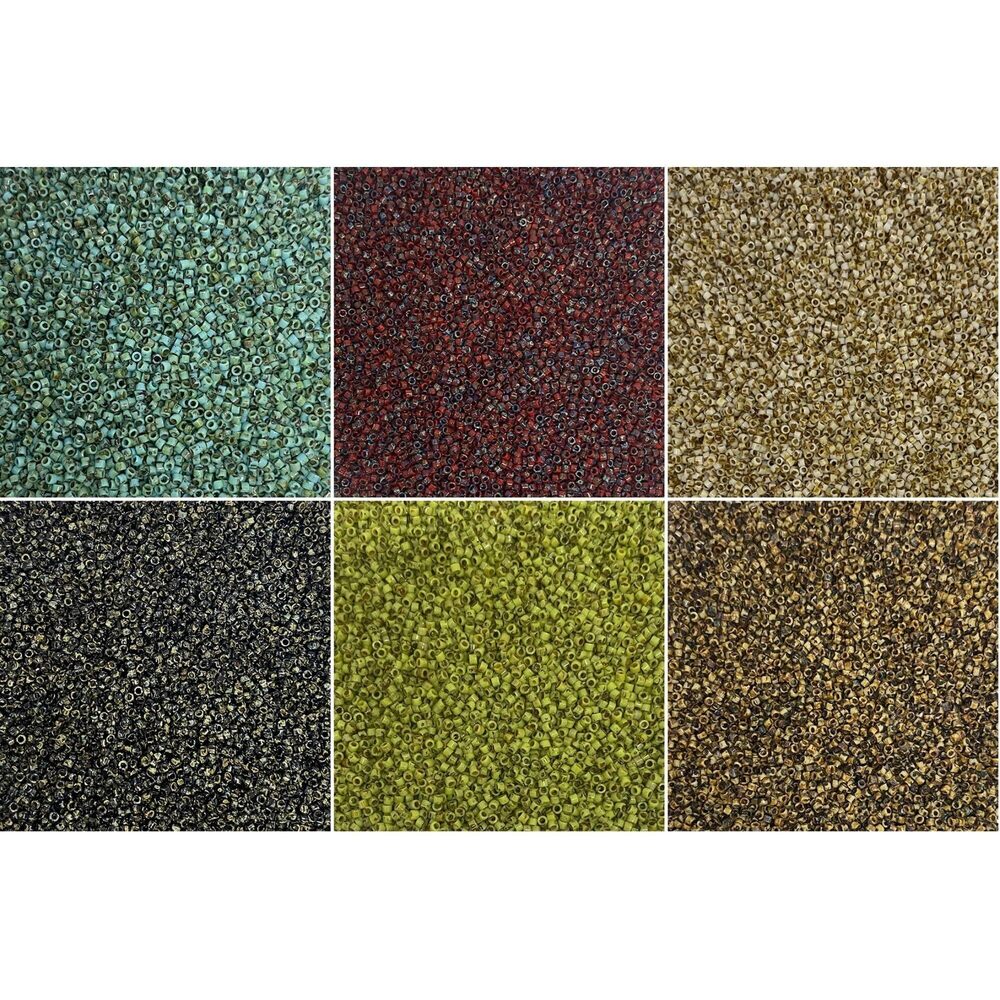 8828 Miyuki Delica 11/0 Seed Beads - Glass Beads Bulk 30 Grams & Size 1.6mm